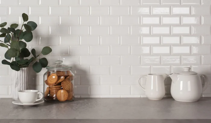 Керамическая мозаика Brick & Metro Metro White Glossy 45х95 — изображение 3