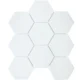 Керамическая мозаика Geometry Hexagon Big White Matt 95x110