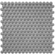 Противоскользящая мозаика Non-Slip Penny Round Dark Grey Antislip