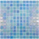 Стеклянная мозаика Shell MIX BLUE 551/552