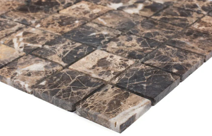 Мозаика, нат. мрамор Classic DARK EMPERADOR MATT 48x48 — изображение 2