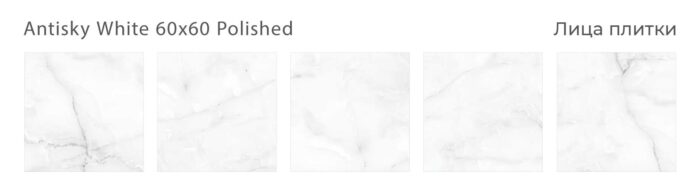 Керамогранит Oasis ANTISKY WHITE 60x60 — изображение 2