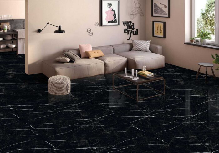 Керамогранит Palacio NERO MARQUINA 60х120 HIGH GLOSS — изображение 5