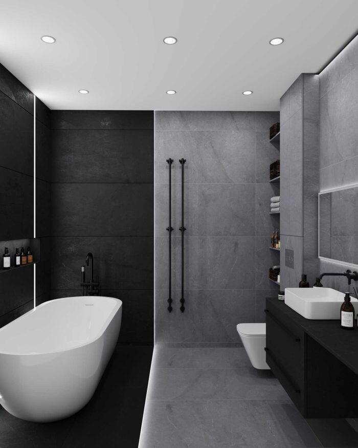 Керамогранит матовый Marbles BARCELONA NERO 60x120 5мм MATT — изображение 4
