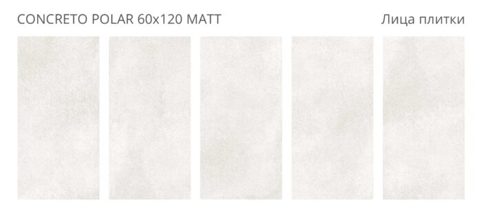 Керамогранит матовый Concreto CONCRETO POLAR 60x120 — изображение 2