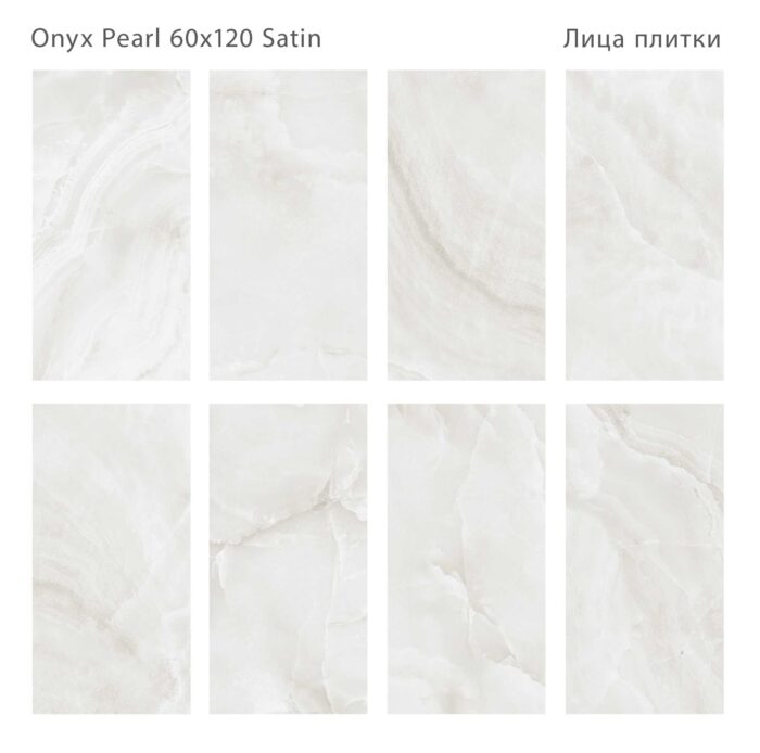 Керамогранит LunaRossa ONYX PEARL 60x120 SATIN — изображение 3