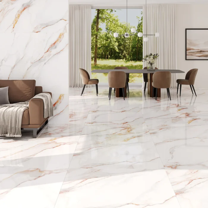 Керамический слэб  Polished BELDIA BIANCO ELEGANCE 1200х1200х9мм — изображение 4