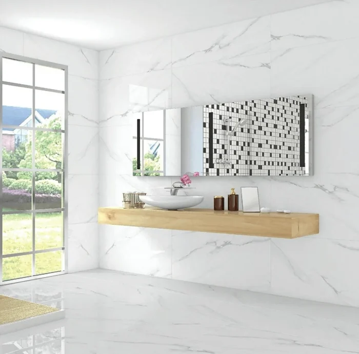 Керамогранит Керамопро Calacatta White 60х60 — изображение 2