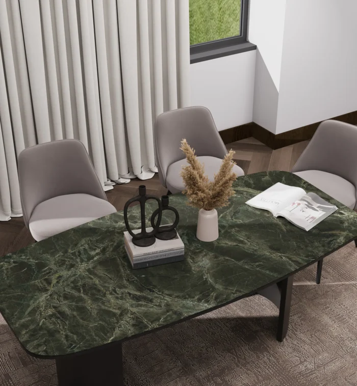 Керамический слэб   Matt ROYAL GREEN TEXTURE 800х3200х12мм — изображение 4