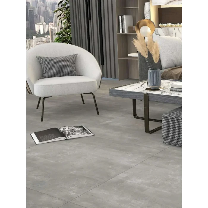Керамогранит Керамопро Samanta Gray Dark 60х120 — изображение 2