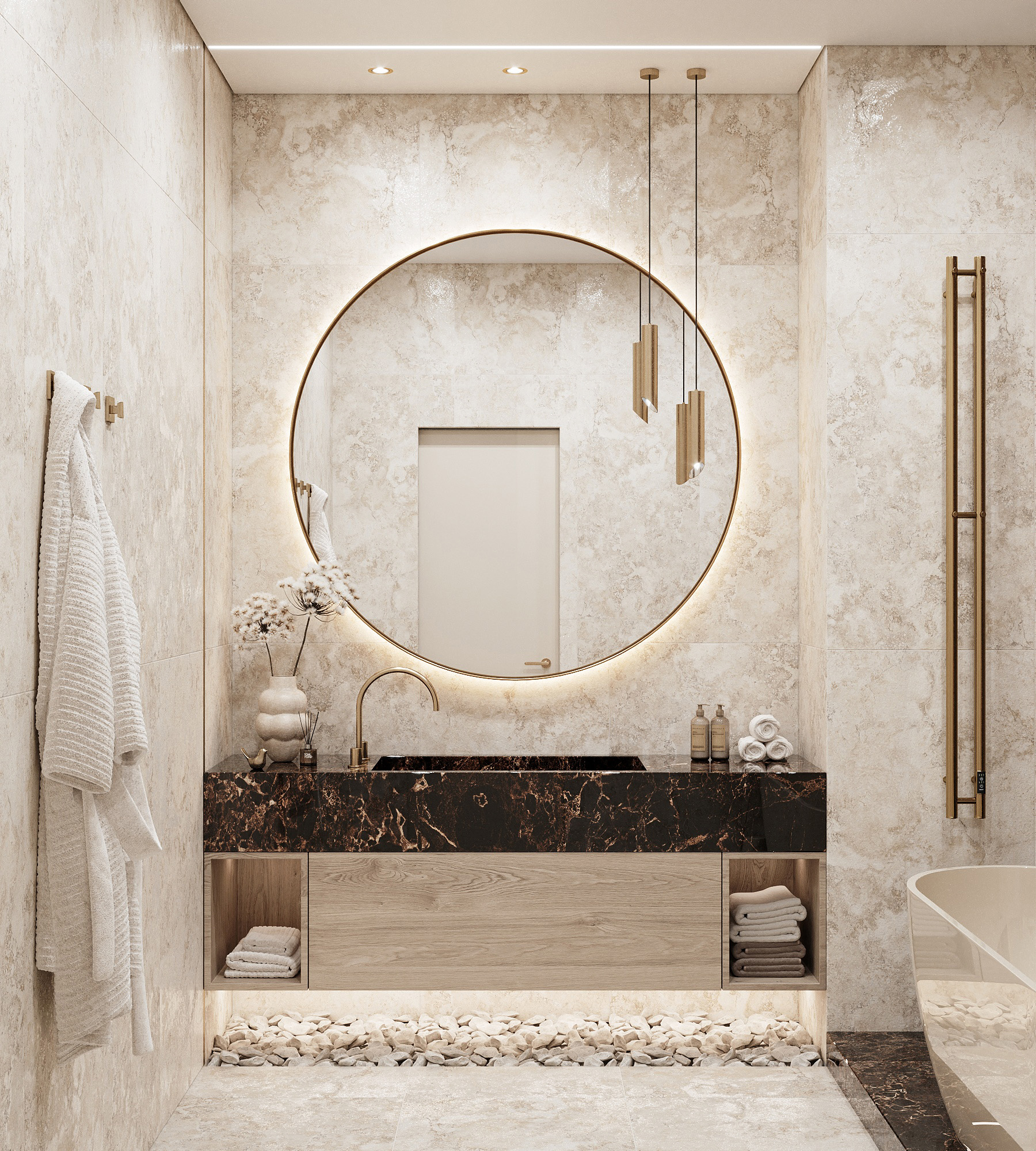 109-1758710484_813548acebb81a369bdd.jpg Керамогранит Arcadia Ceramica SEASTONE BEIGE 60x120 см — изображение 1