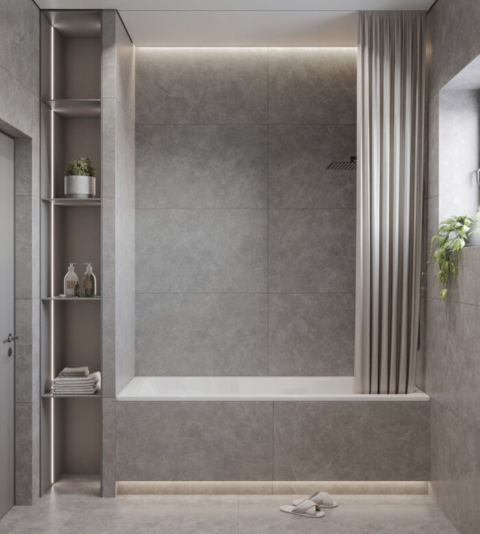 Керамогранит Arcadia Ceramica OVIEDO GRIS 60x120 см — изображение 2