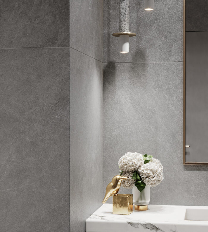 Керамогранит Arcadia Ceramica LISTELLO GRIS 80x160 см — изображение 2