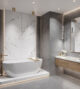 Керамогранит Arcadia Ceramica LISTELLO GRIS 80x160 см — изображение 3