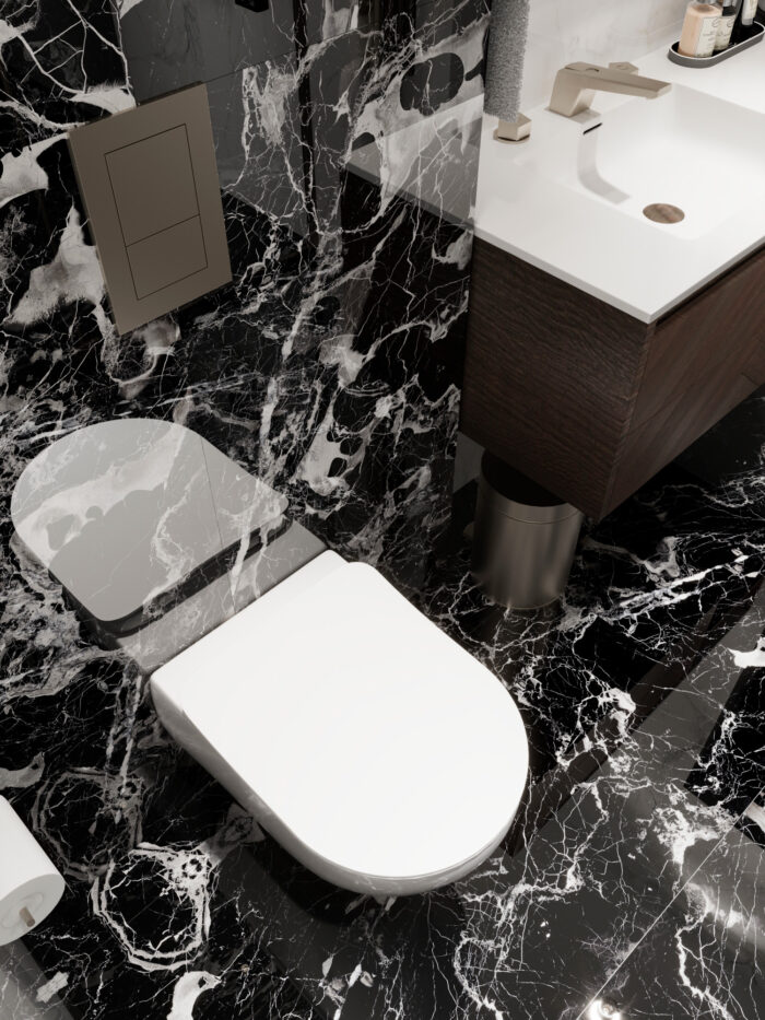 Керамогранит Arcadia Ceramica ELEGANT NERO 60x120 см — изображение 4