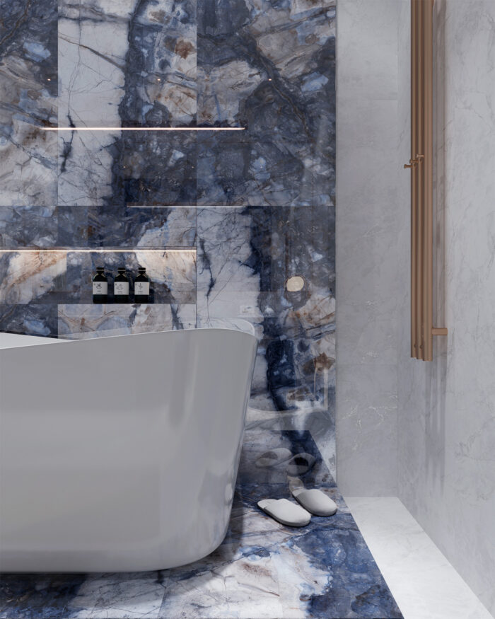 Керамогранит Arcadia Ceramica BERGAMO BLUE 60x120 см — изображение 3