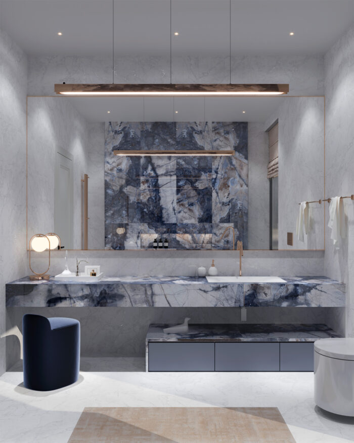 Керамогранит Arcadia Ceramica BERGAMO BLUE 60x120 см — изображение 2