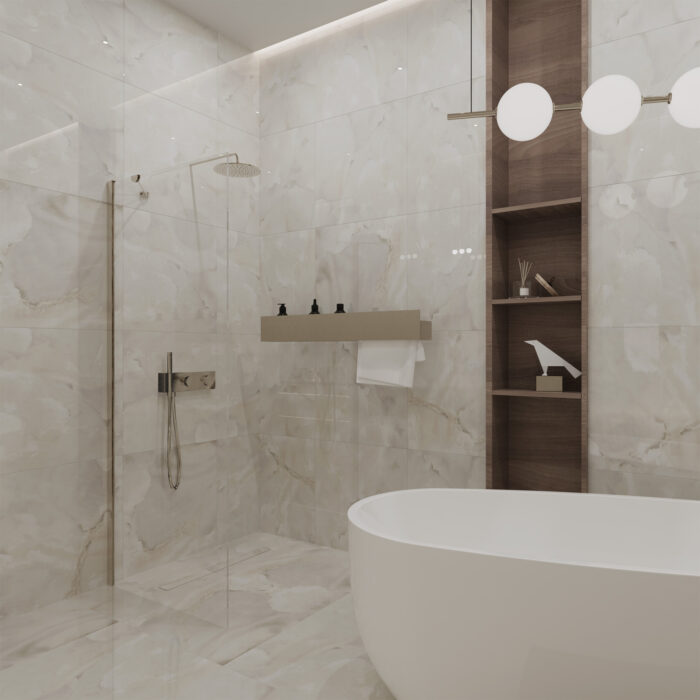 Керамогранит Arcadia Ceramica ONICE PEARL 60x60 см — изображение 4