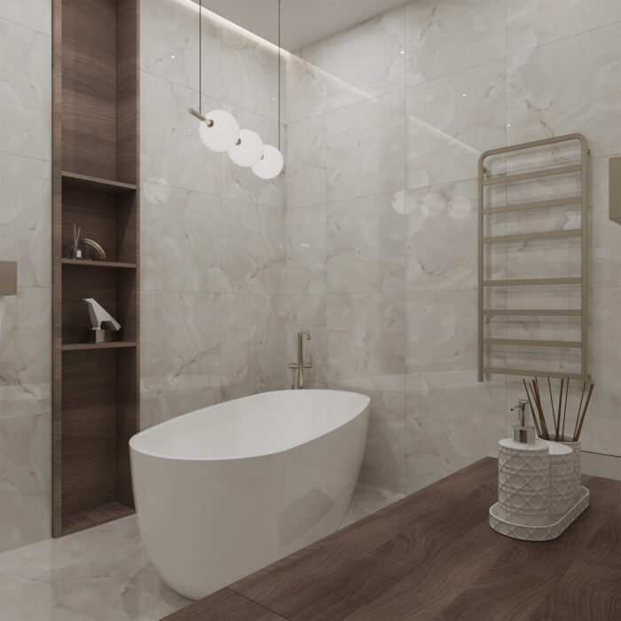 Керамогранит Arcadia Ceramica ONICE PEARL 60x60 см — изображение 3