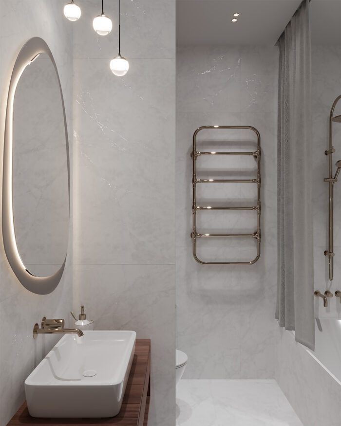 Керамогранит Arcadia Ceramica ARCTIC WHITE 60x120 см — изображение 2