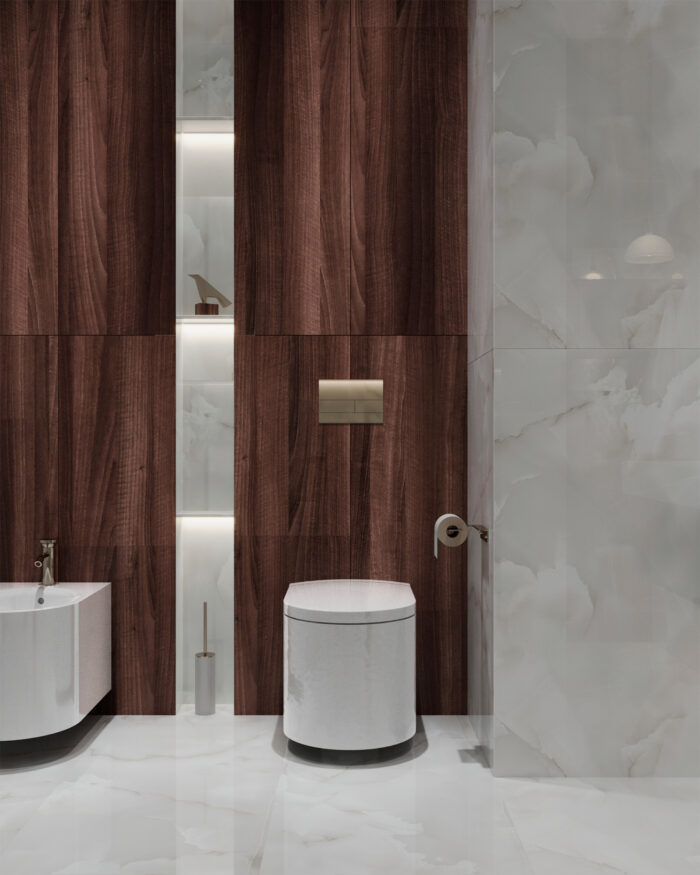 Керамогранит Arcadia Ceramica ONYX WHITE CLOUD 60x120 см — изображение 3