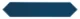 Керамическая плитка Equipe Arrow Adriatic Blue 5x25 см
