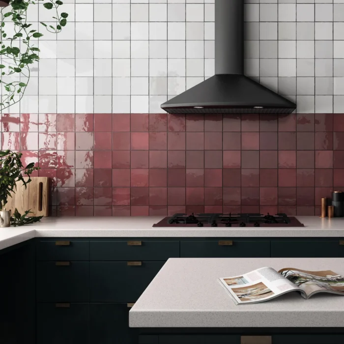 Керамическая плитка Equipe Artisan Burgundy 13.2x13.2 см — изображение 2