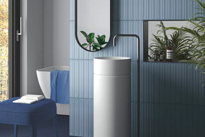 Керамическая плитка Equipe Hopp Blue 5x40 см — изображение 2