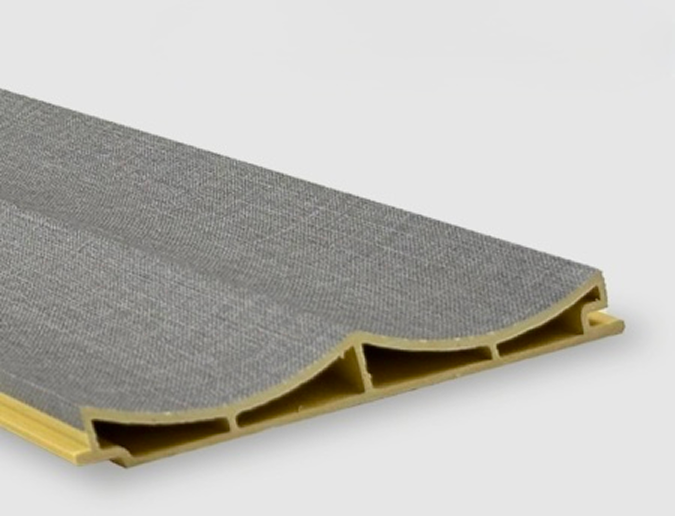 panel-1 Бамбуковые панели Bonaparte Master Textile Grey 2800х140х15 — изображение 1