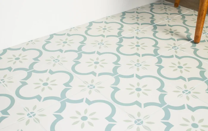 Керамогранит Smile Tile Эклектика Арабески голубой 20x20 — изображение 4