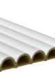 Панель Bonaparte Pipe white skin 2800x123x15 мм