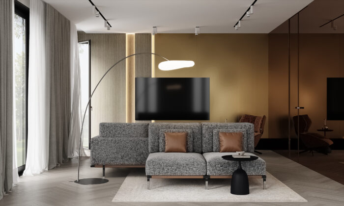 Панель Bonaparte Borneo Beige carbon matt 1080x2800x8 мм — изображение 5