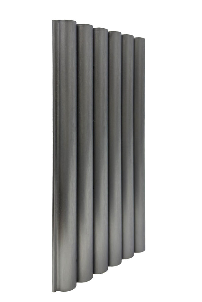 Панель Bonaparte Pipe silver metal 2800x123x15 мм — изображение 3