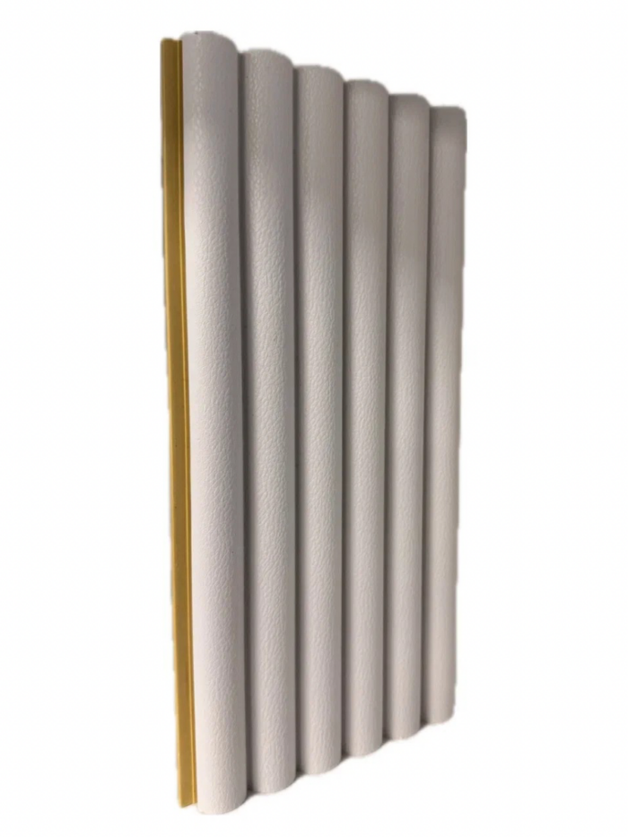 Панель Bonaparte Pipe white skin 2800x123x15 мм — изображение 2